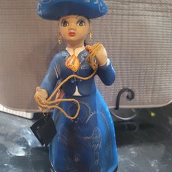 Lupita Navarro Ceramic Doll