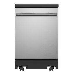 🚨 GE - 24" Portable Dishwasher - Stainless steel
Model:GPT225SSLSS