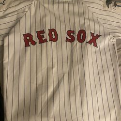 Starter Boston Red Sox Pinstripe Jersey