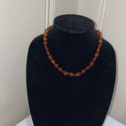 Dark Amber Necklace 