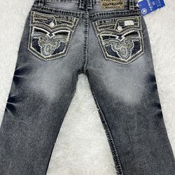 pantalón de mezclilla estilo buckle 32x30