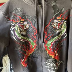Ed Hardy Zip-up Hoodie