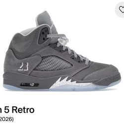 Jordan 5 wolf grey 6.5Y
