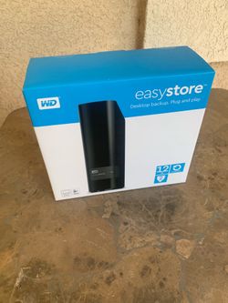 Western Digital Easystore 12TB External Desktop Hard Drive