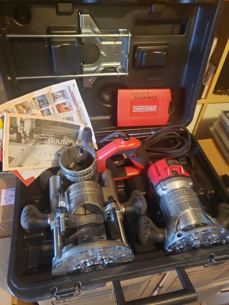 Craftsman Professional Plunge Router Combo