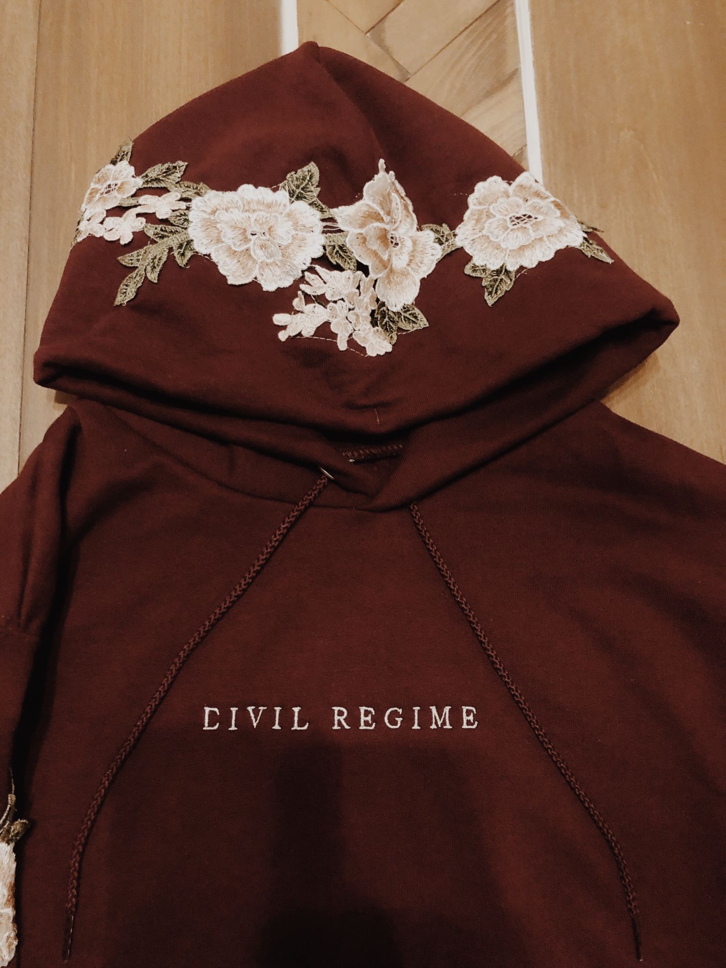 Civil regime top champion rose hoodie