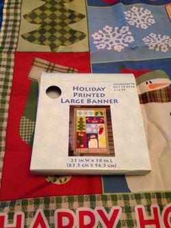 Holiday Print Large Banner 25x38
