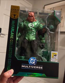 SDCC Exclusive Kilowog Green Lantern McFarlaneToys 9" figure, NEW!