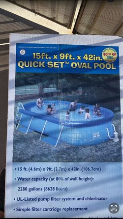 18’ Above ground Swimming Pool