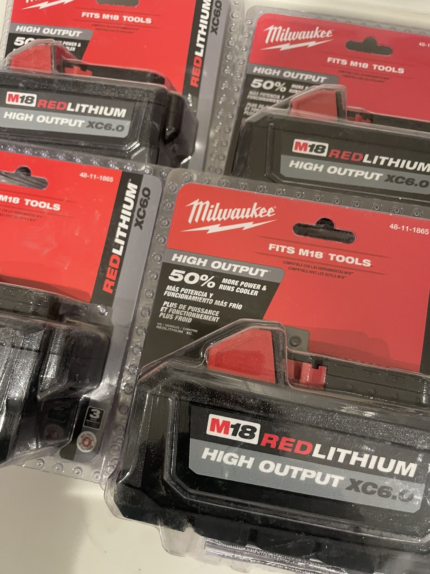 $75-Milwaukee XC 6.0-4-1 Pack/All 4 Is $300/ No Lower