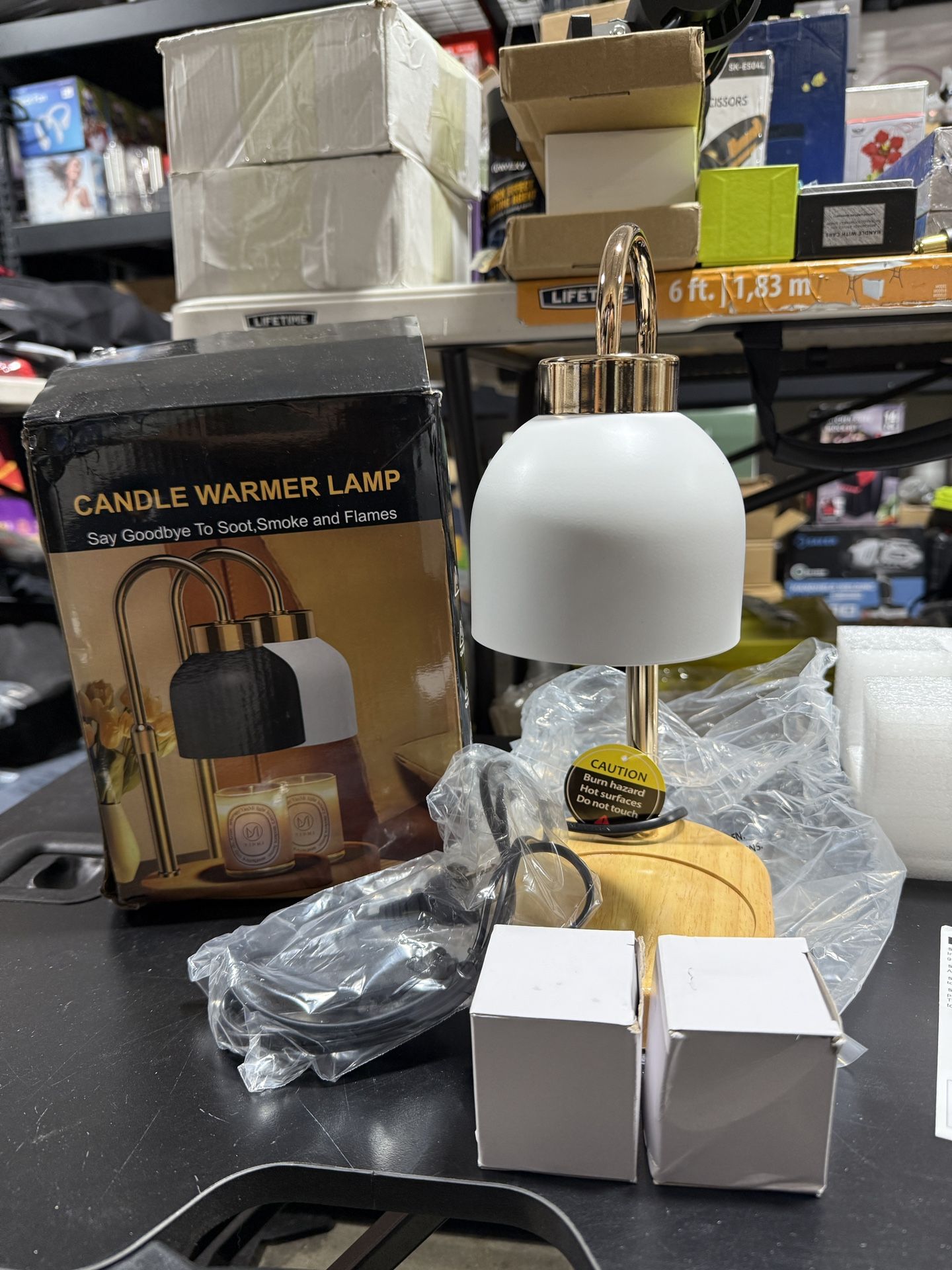 Candle Warmer Lamp with Timer and Dimmer