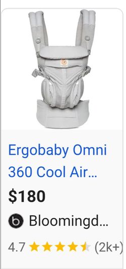 Ergo baby omni Carrier with rain cover