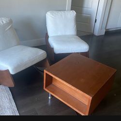 Rocking Chairs And Coffee Table