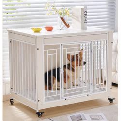 Indoor dog kennel dog crate wooden dog crate