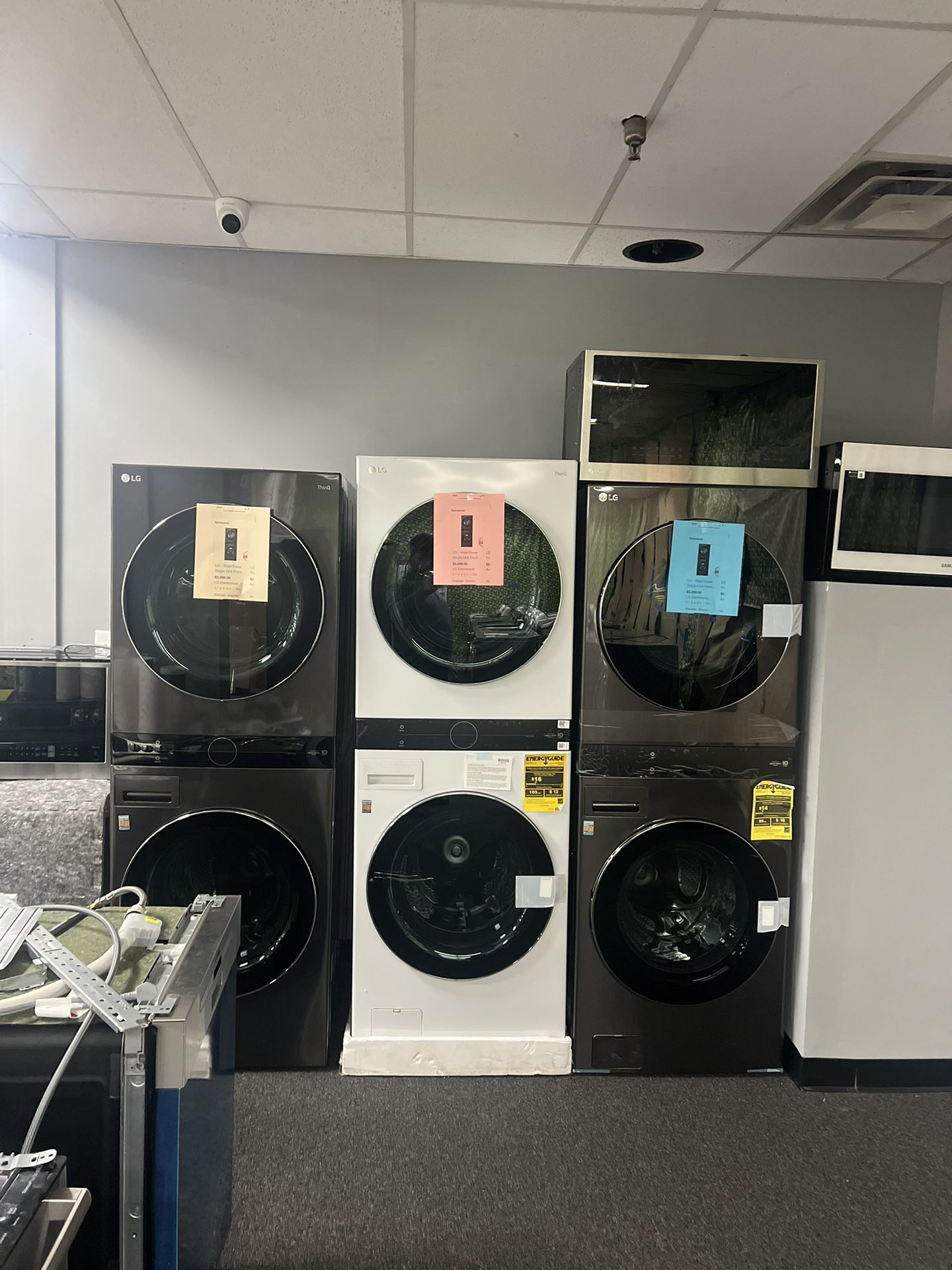 LG STACKABLE WASHER AND DRYER