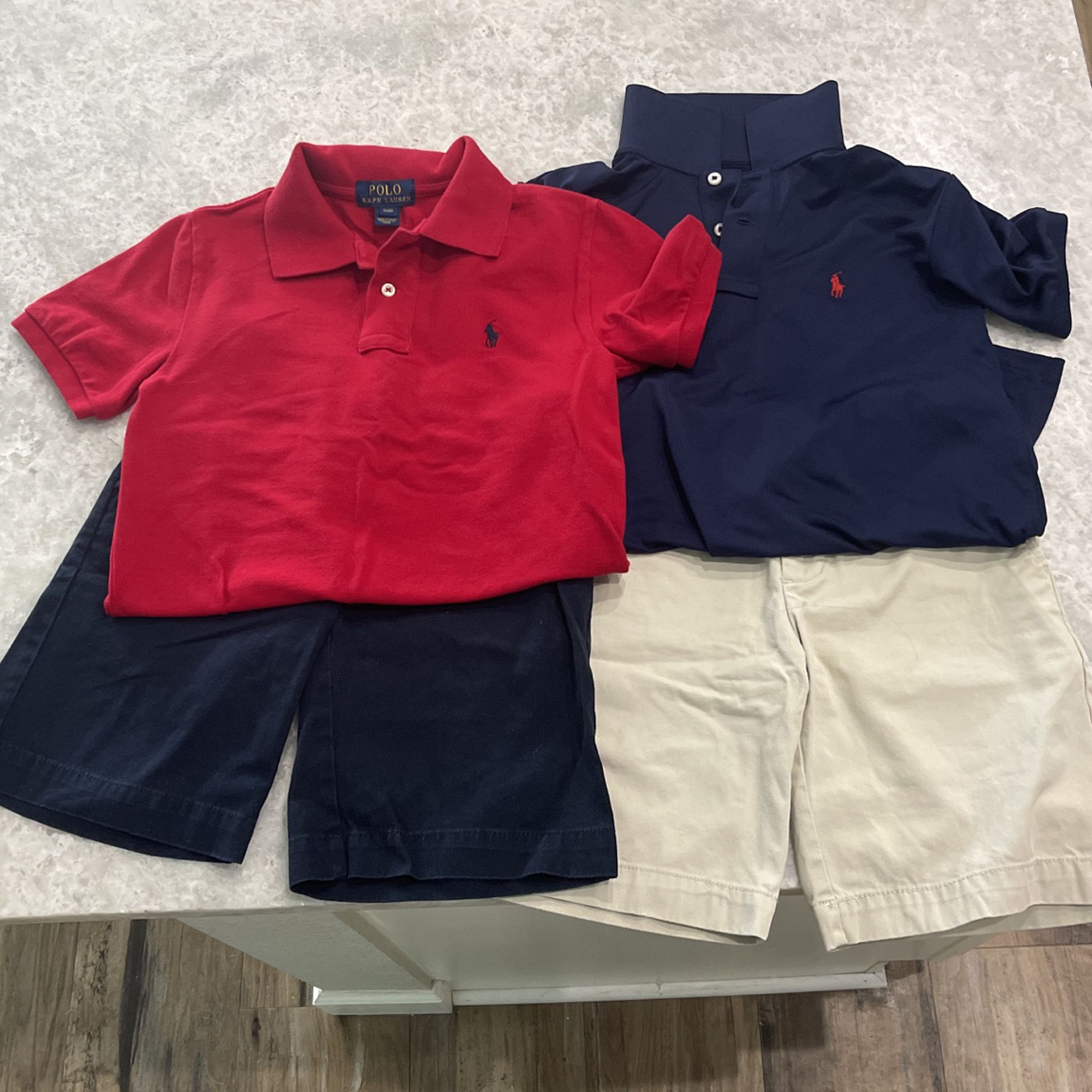 Boys Polo Ralph Lauren Shirts And Shorts Youth Small