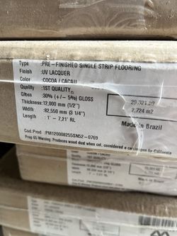 Triangulo Engineered Hardwood - Amendion Cocoa 3 1/4" x 1/2" (205.24 sq ft)