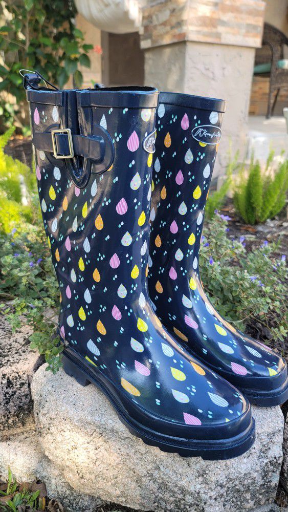 Fashion Patterns Rain Boots For Women