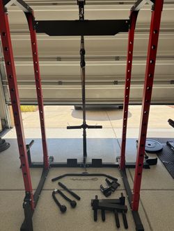 *** POWER RACK  RED & BLK ***
