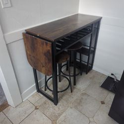 Bestier Bar And Table Set Like New