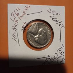 Thomas Jefferson 5 Cents (1964)"No M I N T Mark .#213.