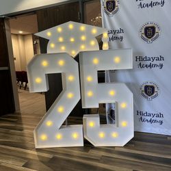 Marquee Led Number cardboard 4ft