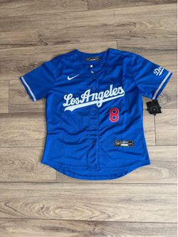 Women’s new LA Dodgers Kike Hernandez blue away stitched jersey , L to 2xl