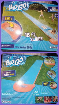 18 foot water slide h20 go!