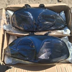 96-98 Honda Civic Headlights faros Calaveras Micas Luces