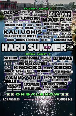 SATURDAY ONLY ticket (Hard summer 2026)