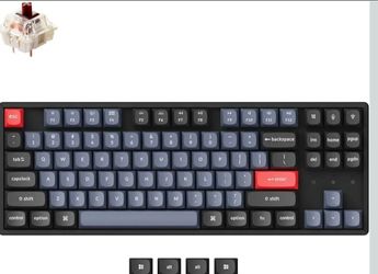 Keychron K8 Pro QMK/VIA Wireless Mechanical Keyboard RGB Backlit, Gateron G Pro Brown Switch