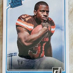 NFL 2018 Donruss Nick Chubb Rated Rookie Cleveland Browns RC Rookie Card