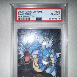 Gyarados Topps Chrome 2000 - #130 - PSA 10 Gem Mint
