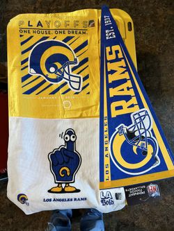 LA Rams Playoffs Rally Towels Pennant Flag - $30 For All