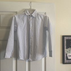 Boys Button Up Dressy Shirt Size 7