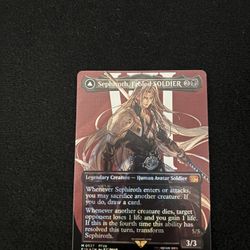 Sephiroth, Fabled SOLDIER (Borderless) (Surge Foil) (0527) - FINAL FANTASY (FIN)