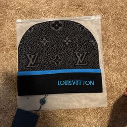 Blue Louis Vuitton Beanie 