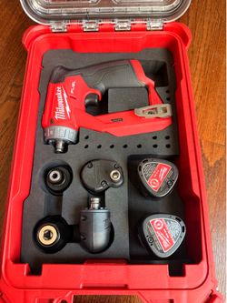 Milwaukee M12 FUEL Brushless 4-in-1 Installation Driver +2 Batteries & CUSTOM PACKOUT