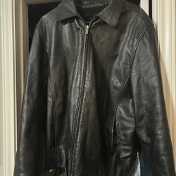 Leather Jacket Men’s Med 