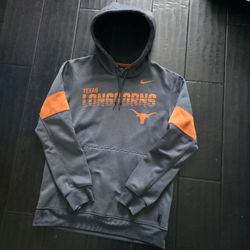 Nike Texas Longhorns Grey & Orange Hoodie
