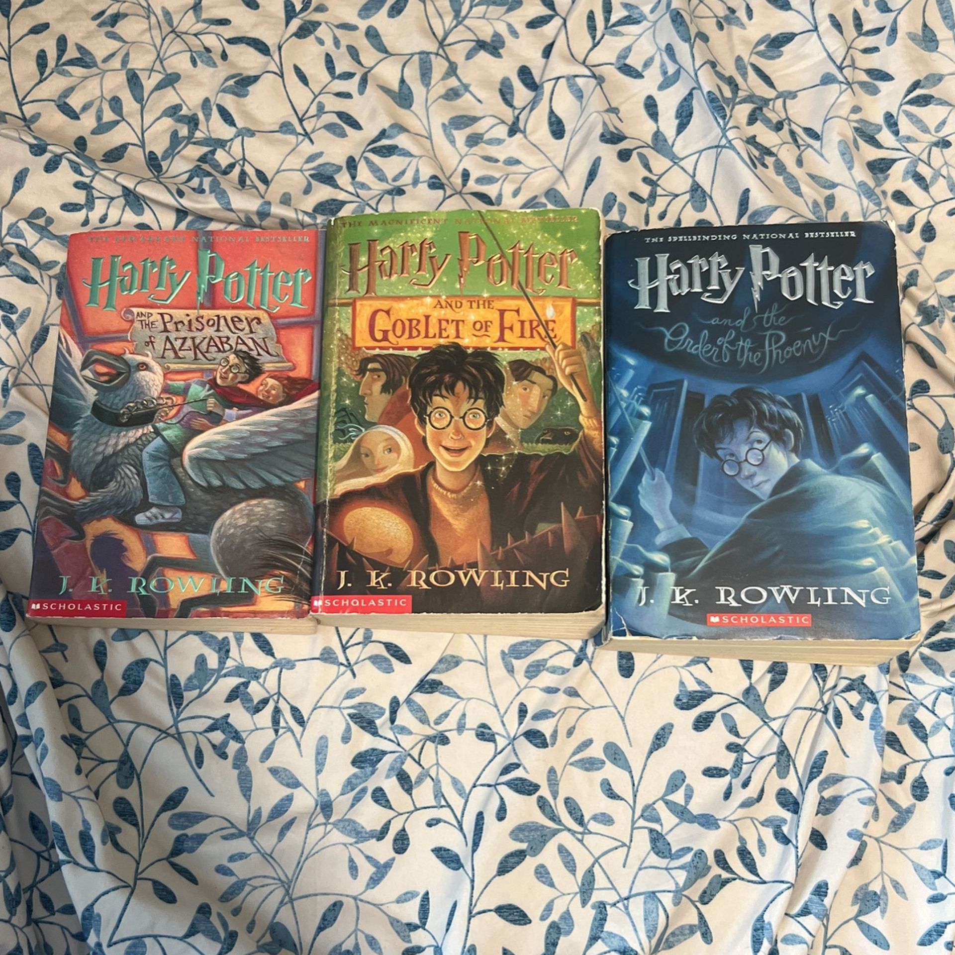 Harry Potter Books 3-5