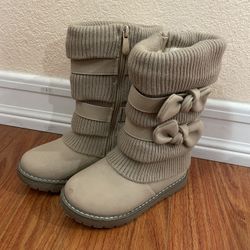 DREAM PAIRS Girl's Winter Snow Boots Faux Fur Lined Mid Calf Shoes