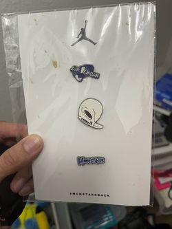 Limited Edition Space Jam Monstar Pins