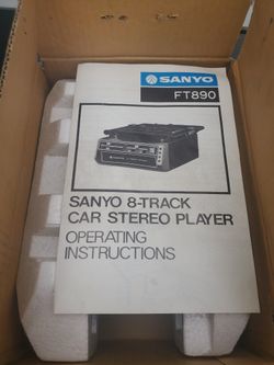 New Car 8 Track Player.
