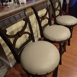 3 counter bar stools chairs barstools 24"