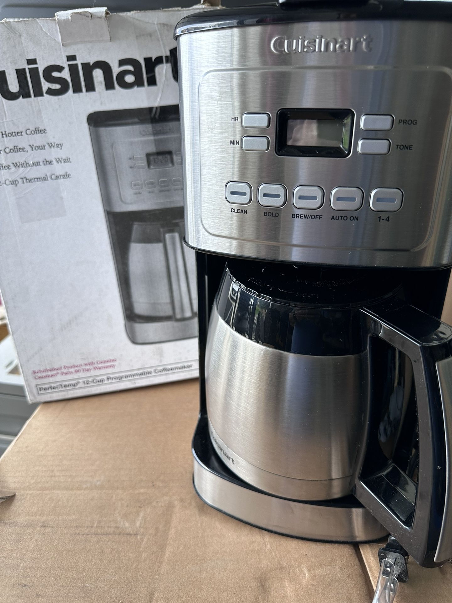 Cuisinart Dcc-1850 12 Cup Stainless Steel Programmable Coffeemaker