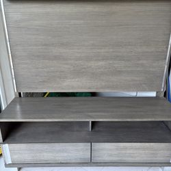 Large TV Stand With Storage Drawers