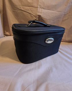 Vintage Station Casinos Black Travel Bag / Toiletry Organizer