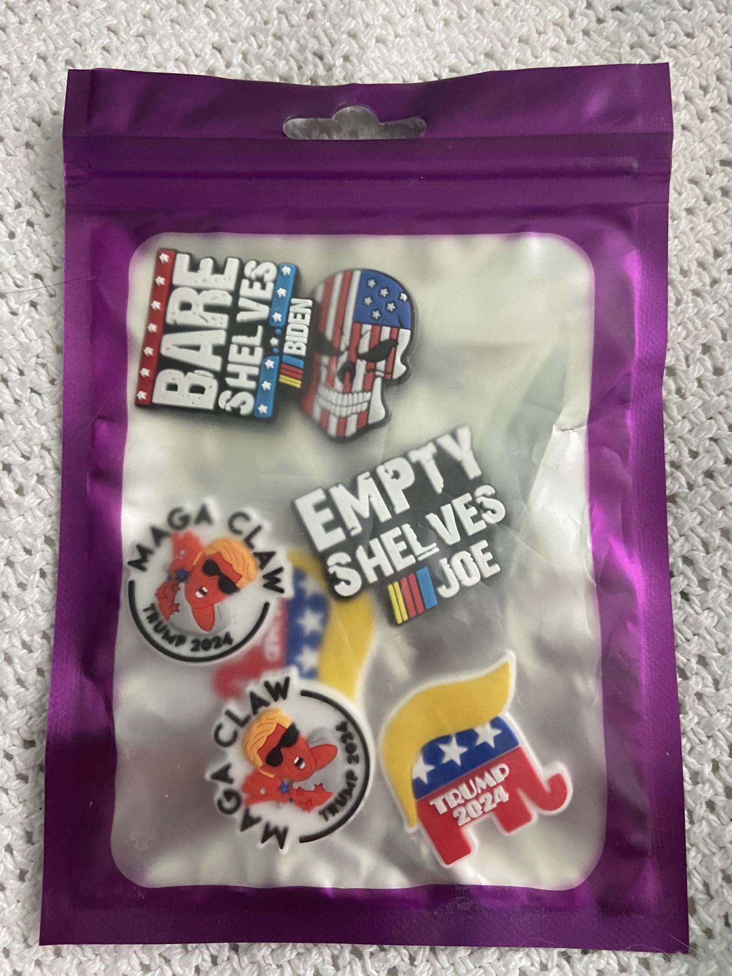 Trump 2024 Charms for Crocs | Trump 2024 - 7 pieces