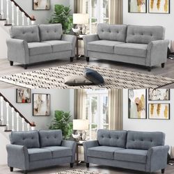 New. 2pc. Sofa & Love $450